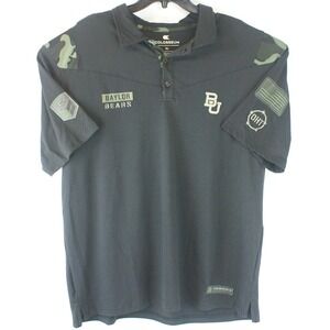 Colosseum Baylor Bears OHT Military Appreciation Polo Shirt Mens XL Black Camo
